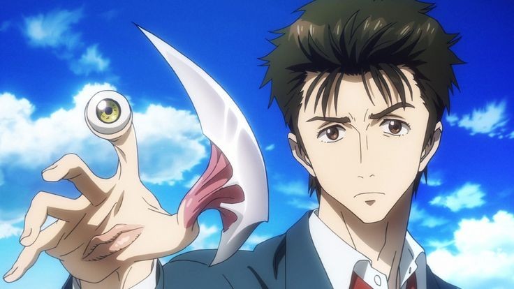 Shinichi Izumi from Parasyte and his power to morph his right hand into any desirable shapes
