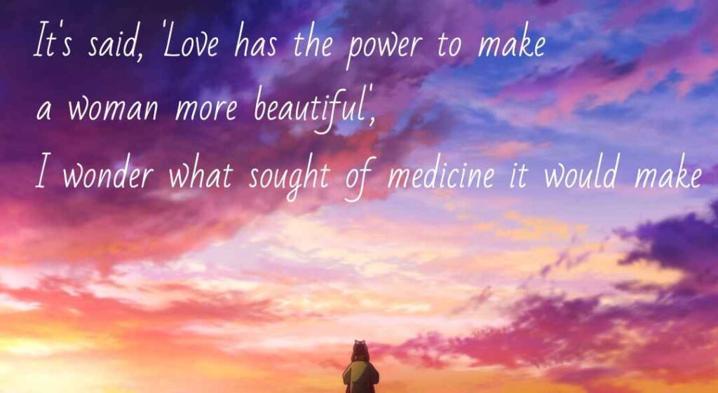 Maomao quotes Love x Medicine 