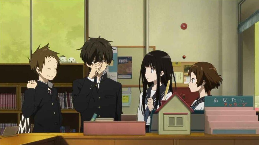 Hyouka: The one where the Classic Lit Club solve Mysteries